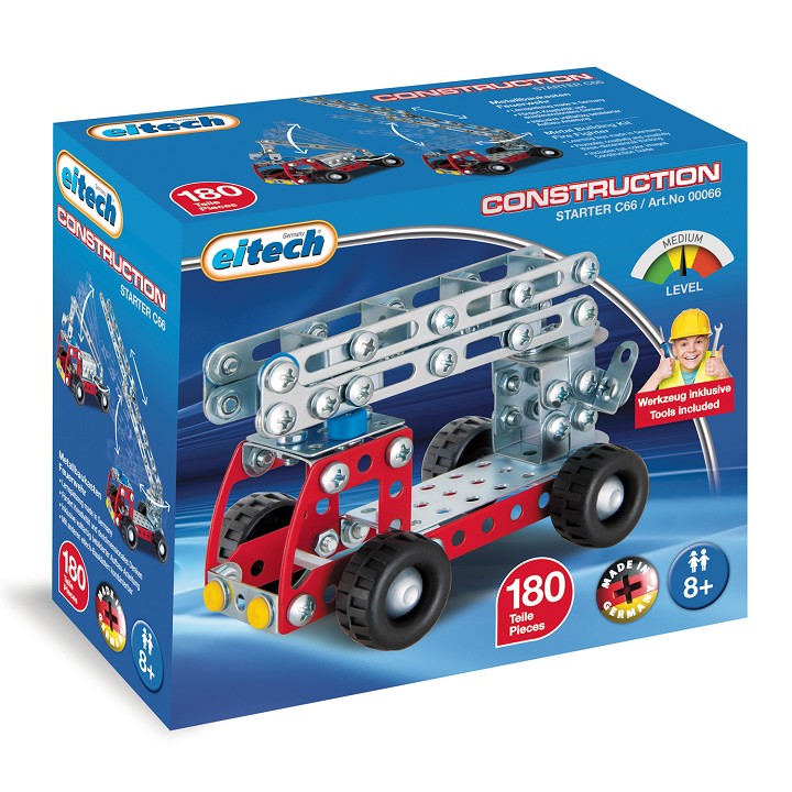 Constructie set - brandweerauto - 180 onderdelen
